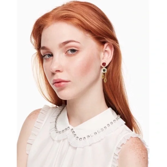 Kate Spade • Ooh La La Cuckoo Clock Earrings